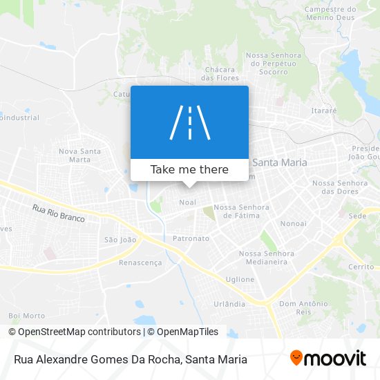 Rua Alexandre Gomes Da Rocha map