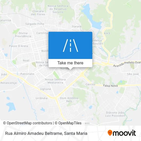Rua Almiro Amadeu Beltrame map
