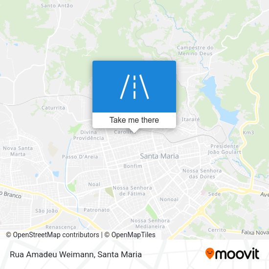 Rua Amadeu Weimann map