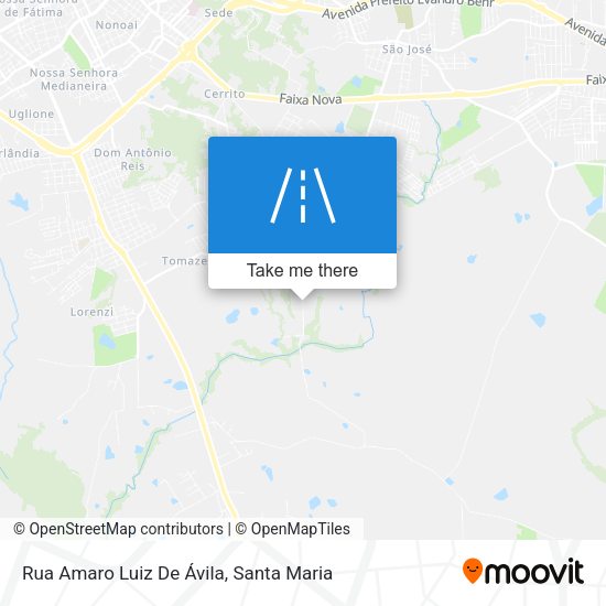 Rua Amaro Luiz De Ávila map