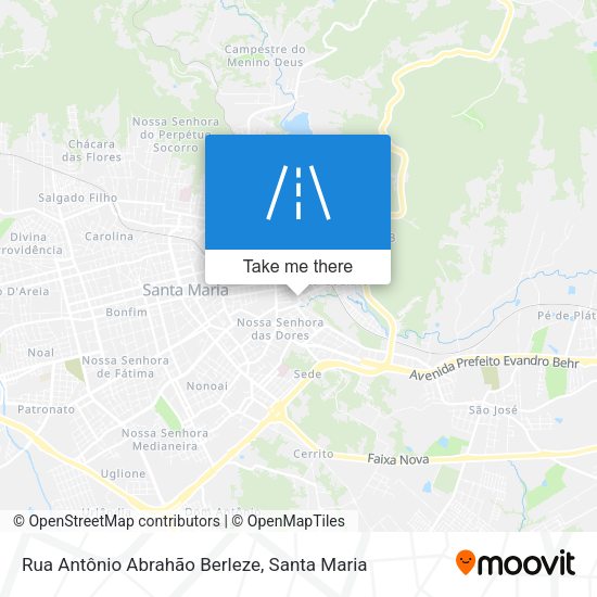 Rua Antônio Abrahão Berleze map