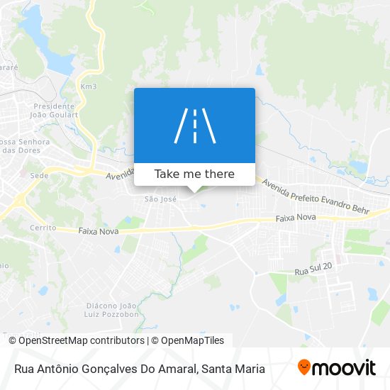 Rua Antônio Gonçalves Do Amaral map