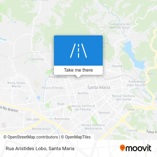 Rua Aristides Lobo map