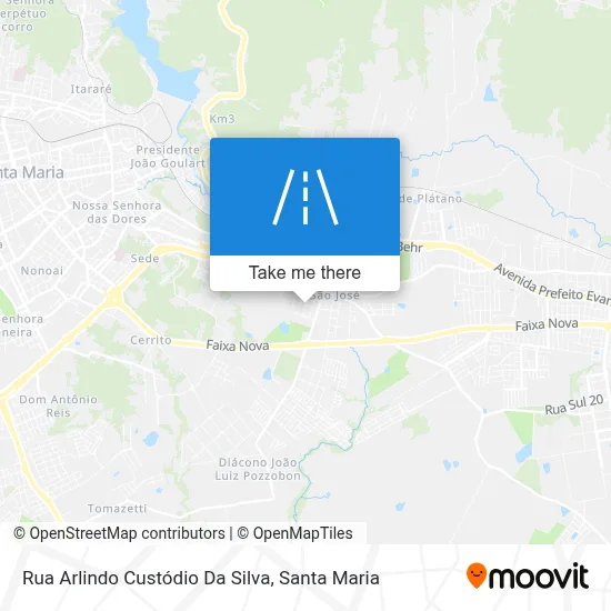 Rua Arlindo Custódio Da Silva map
