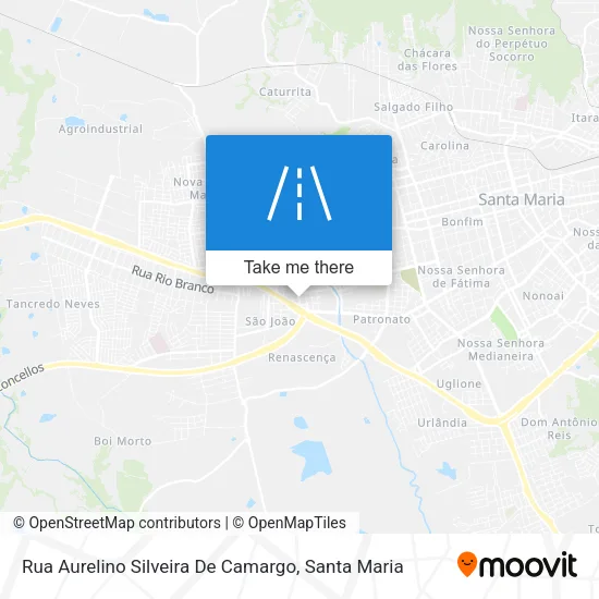 Rua Aurelino Silveira De Camargo map