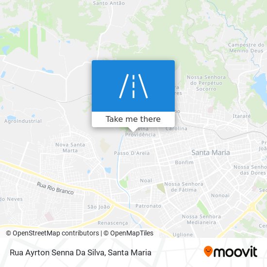 Rua Ayrton Senna Da Silva map