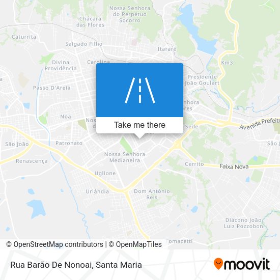 Rua Barão De Nonoai map