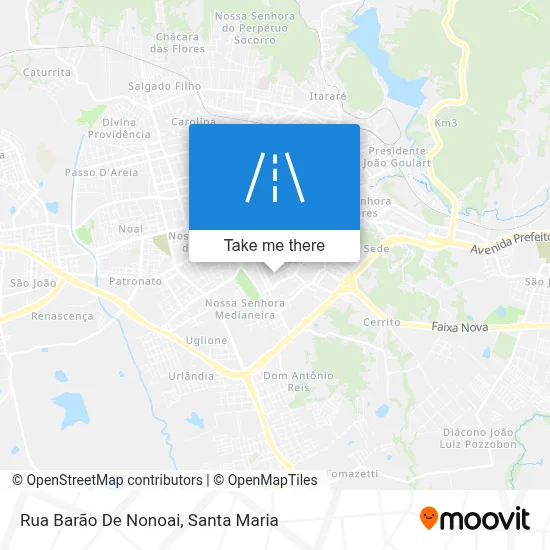 Rua Barão De Nonoai map