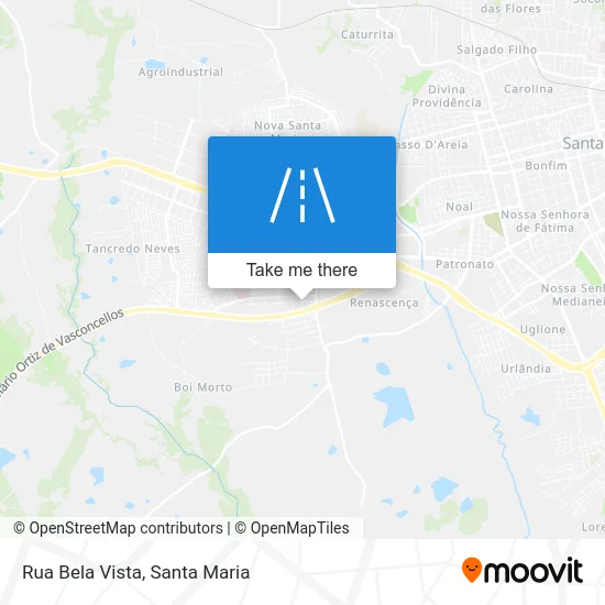 Rua Bela Vista map