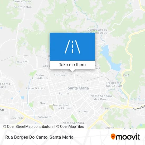 Rua Borges Do Canto map