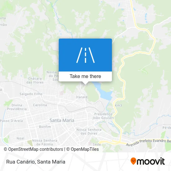 Rua Canário map