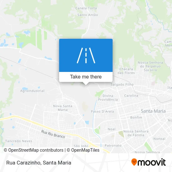 Rua Carazinho map