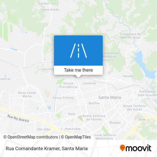 Rua Comandante Kramer map