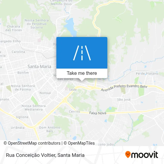 Rua Conceição Voltier map