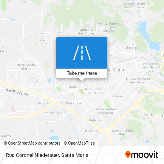 Rua Coronel Niederauer map