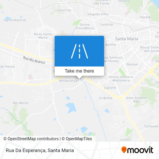 Rua Da Esperança map