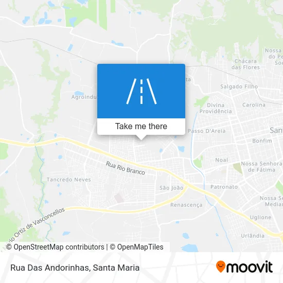 Rua Das Andorinhas map