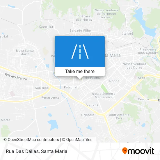 Rua Das Dálias map