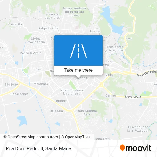 Rua Dom Pedro II map