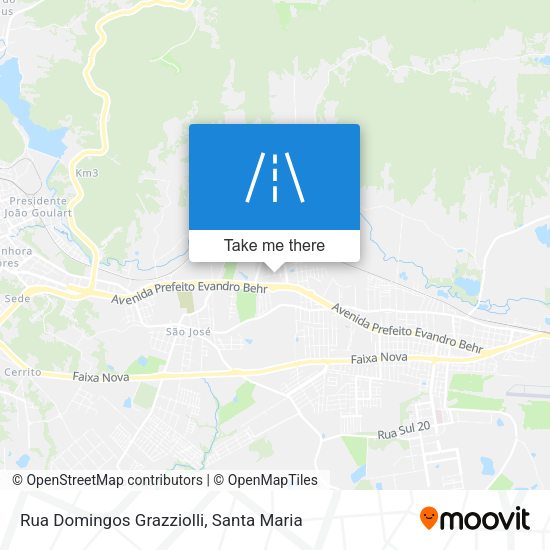 Rua Domingos Grazziolli map