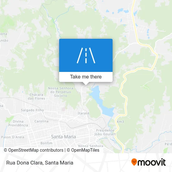 Rua Dona Clara map