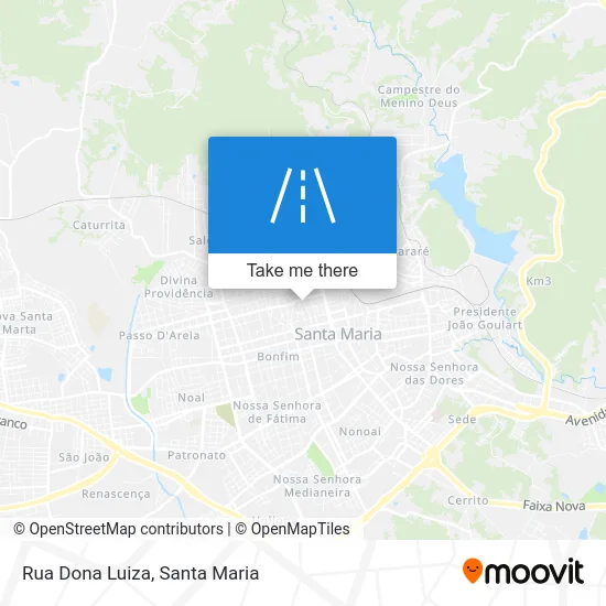 Rua Dona Luiza map