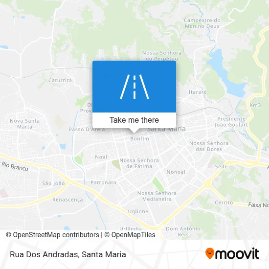 Rua Dos Andradas map