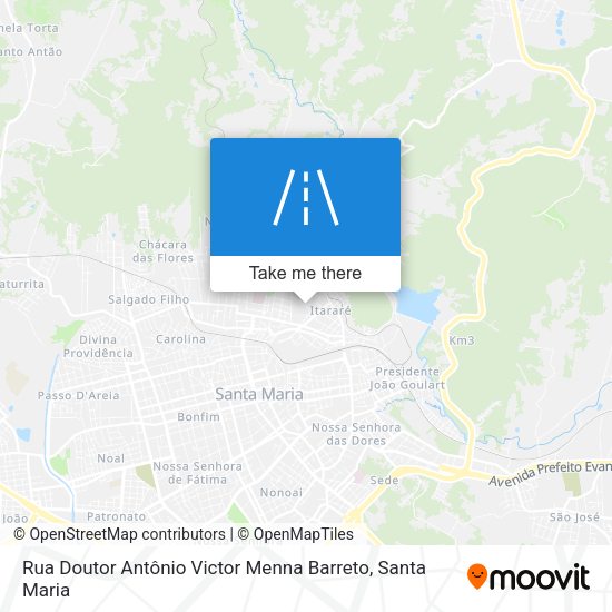 Rua Doutor Antônio Victor Menna Barreto map