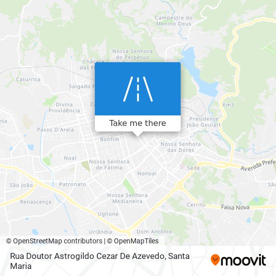 Rua Doutor Astrogildo Cezar De Azevedo map