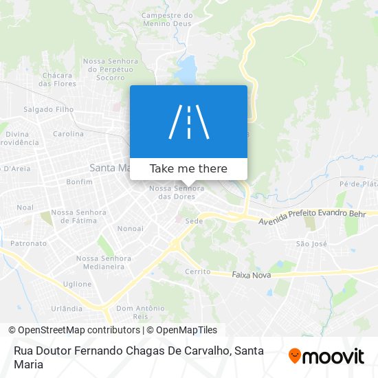 Rua Doutor Fernando Chagas De Carvalho map