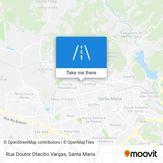 Rua Doutor Otacilio Vargas map