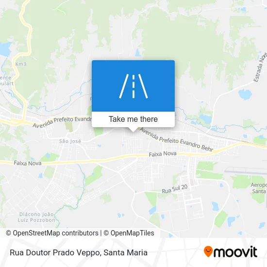 Rua Doutor Prado Veppo map