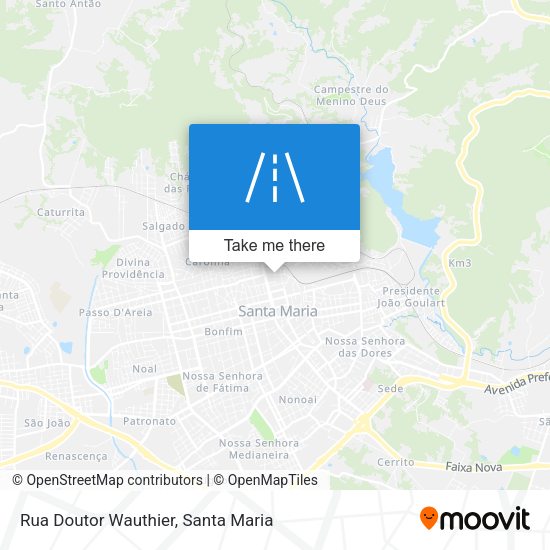 Rua Doutor Wauthier map