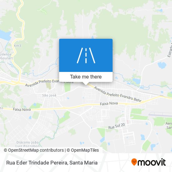 Rua Eder Trindade Pereira map