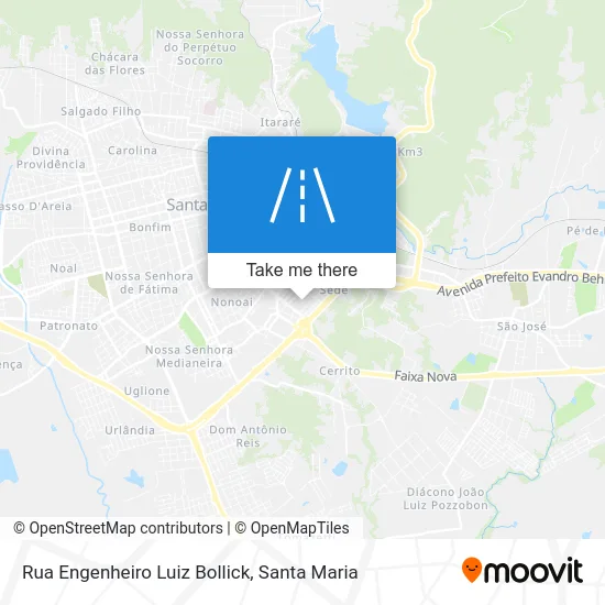 Rua Engenheiro Luiz Bollick map