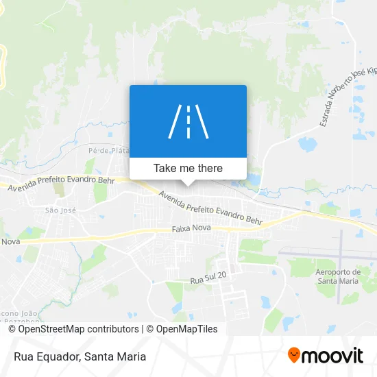 Rua Equador map