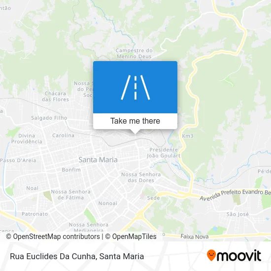 Rua Euclides Da Cunha map