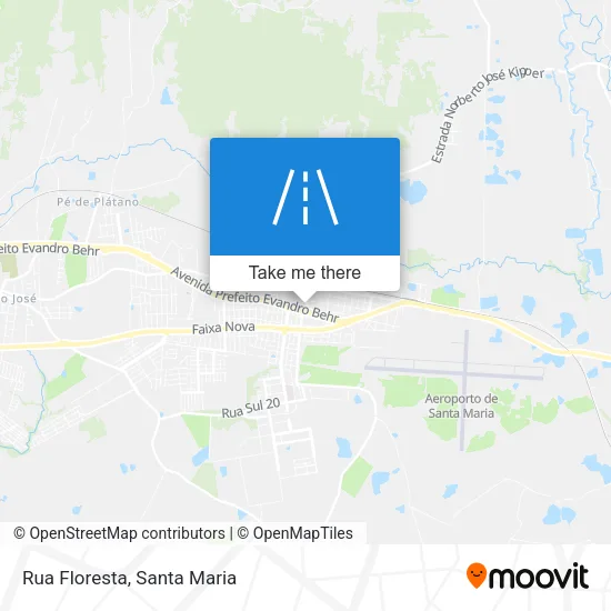 Rua Floresta map