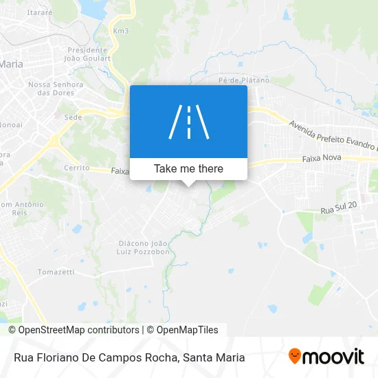 Rua Floriano De Campos Rocha map