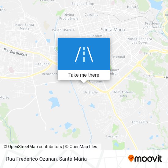 Rua Frederico Ozanan map