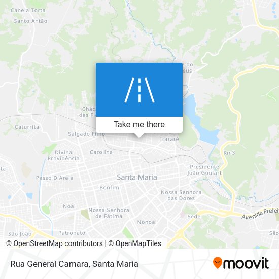 Rua General Camara map