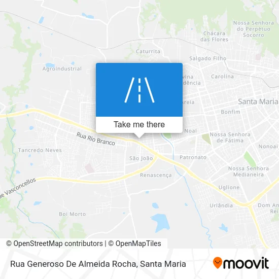 Rua Generoso De Almeida Rocha map