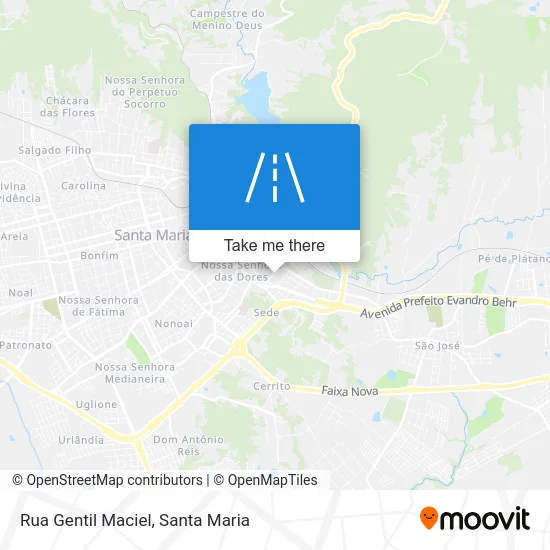 Rua Gentil Maciel map