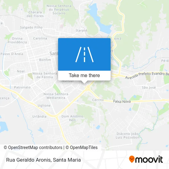 Rua Geraldo Aronis map