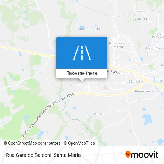 Rua Geraldo Balconi map