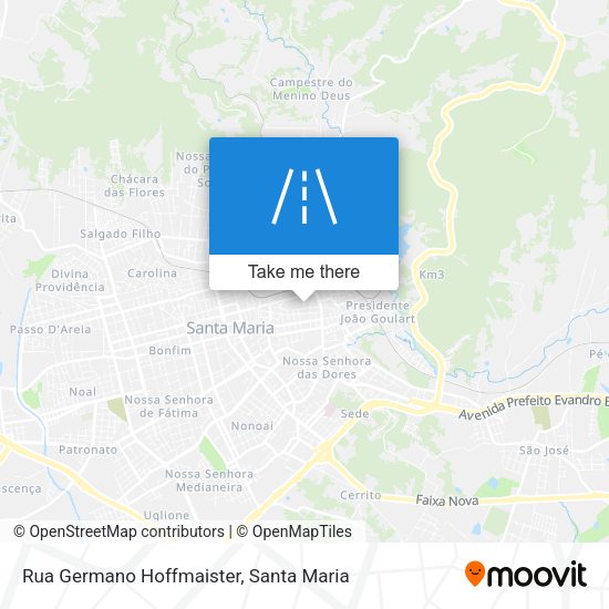 Rua Germano Hoffmaister map