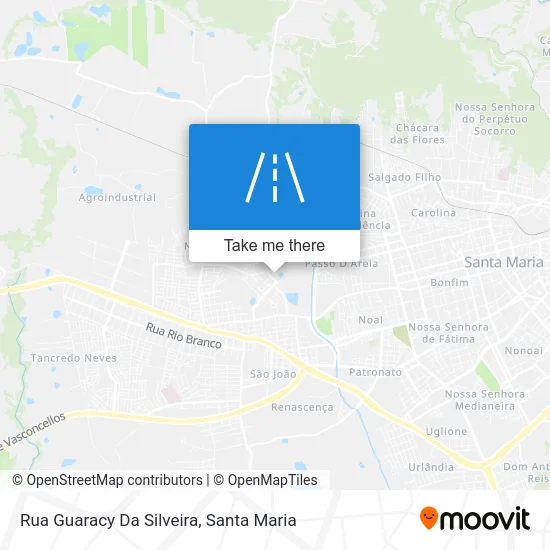 Rua Guaracy Da Silveira map