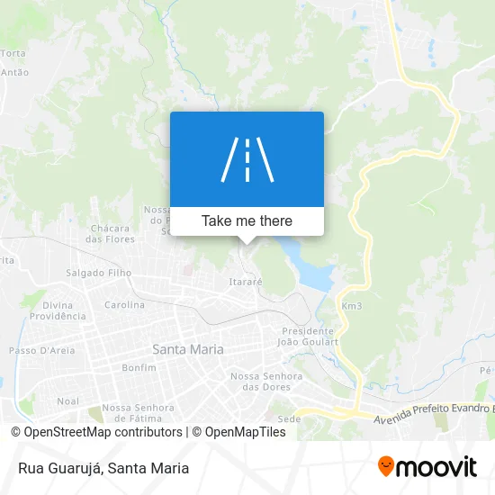 Rua Guarujá map