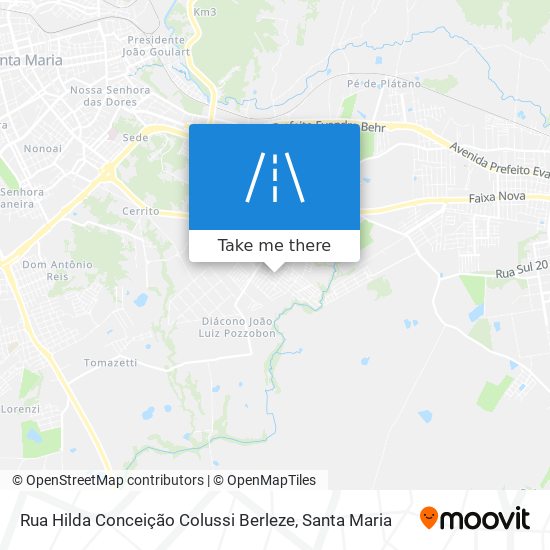 Rua Hilda Conceição Colussi Berleze map