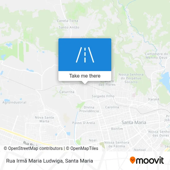 Rua Irmã Maria Ludwiga map